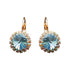 Auskari "Klaris IX (Aquamarine Blue)" ar Swarovski™ kristāliem